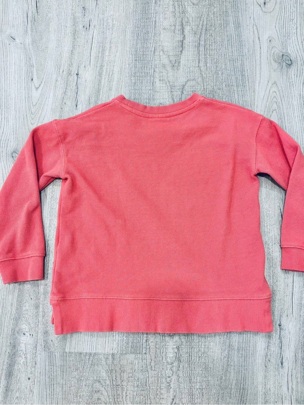 Seed Heritage Coral Pink lightweight Crewneck Sweatshirt Size 5 - Picture 7 of 7